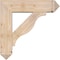 Ekena Millwork Funston Arts and Crafts Smooth Bracket w/ Offset Brace, Douglas Fir, 7 1/2"W x 28"D x 28"H BKT0806X28X28FST03SDF - alternate 3